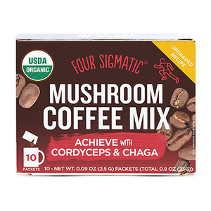 Four Sigmatic Mushroom Coffee avec Cordyceps & Chaga (10 Pack)
