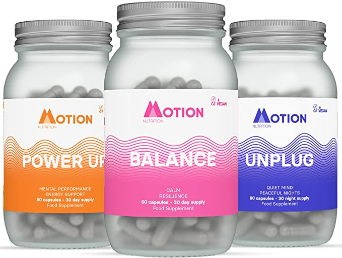 Motion Nutrition Starter Bundle z Power Up, Unplug i Hormone Balance