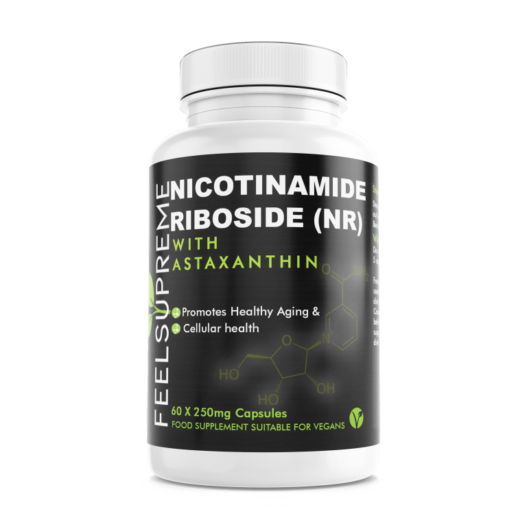 Nicotinamide Riboside with Astaxanthin – NAD+ Booster, available in Ireland